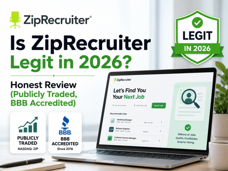 Is ZipRecruiter Legit in 2026